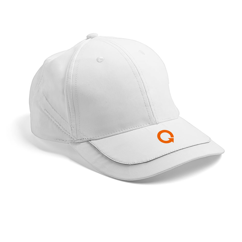 smart logo design on baseball cap for new york city new jersey solar company quixotic